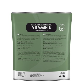 Holista Equine Vitamin E Single Source 800 g – Naturalna ochrona komórek i wsparcie mięśni koni