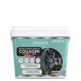 HolistaEquine Collagen 3 in 1 1000 g – Wsparcie stawów, ścięgien i mięśni koni sportowych