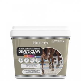HolistaEquine Devil’s Claw 3 in 1 1000 g – naturalne wsparcie dla stawów i mięśni koni