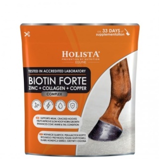 Holista Equine Biotin Forte 500 g – Mocne, zdrowe i lśniące kopyta Twojego konia