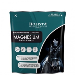 HolistaEquine Magnesium Single Source 800 g – Wsparcie spokoju i równowagi 