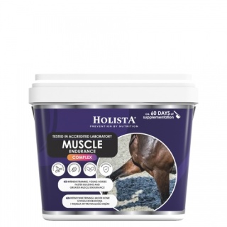 HolistaEquine Muscle Endurance Complex 800 g – Siła, regeneracja i wytrzymałość mięśni koni sportowych