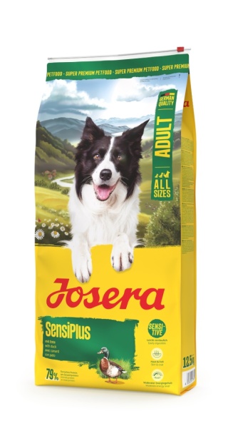 Josera SensiPlus 12,5 kg – lekkostrawna karma z kaczką i ryżem dla dorosłych psów