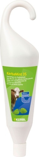 KERBL KerbaMint 35 – balsam do wymion z olejkiem z mięty pieprzowej, 1000 ml