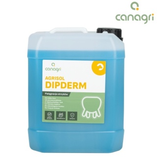 AGRISOL DipDerm 73 – preparat do dipingu strzyków po doju z chlorheksydyną, 10 kg, Canagri