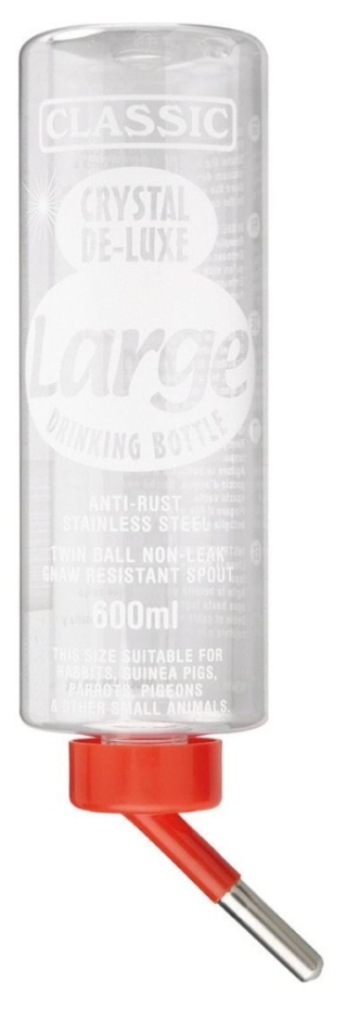 Poidełko dla gryzoni i królików Classic De Luxe 600 ml | Wygodne, bezpieczne i higieniczne pojenie zwierząt