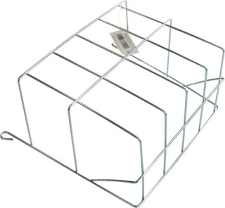 Kerbl Paśnik metalowy dla królików Kerbl 20×15×10 cm – ocynkowany – higieniczny sposób na podawanie siana, trawy i zieleniny