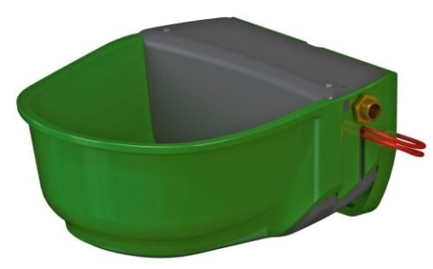 Poidło podgrzewane z zaworem pływakowym SH30, 24 V / 73 W – Kerbl – dla bydła i koni