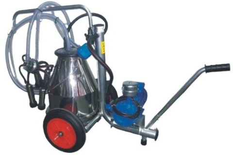 Przenośna dojarka MOBY 180 l/min – 0,75 kW, Reci Prof