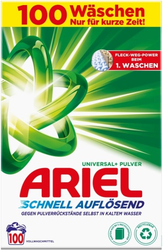 Ariel 100 prań Proszek Kolor Plus 6 kg