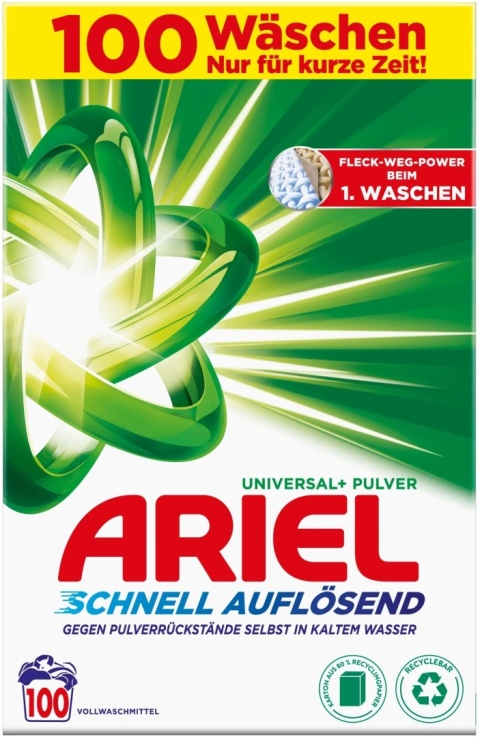 Ariel 100 prań Proszek Kolor Plus 6 kg