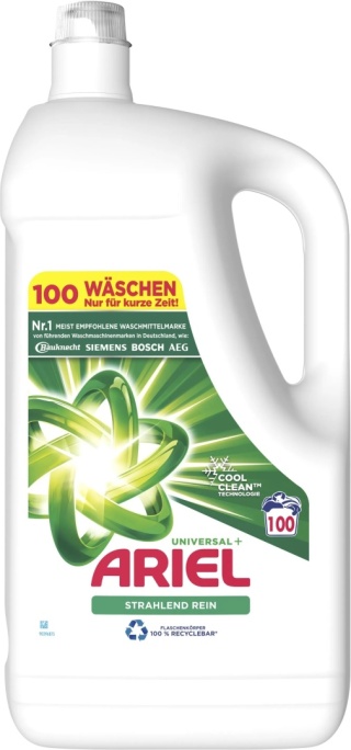 Ariel Żel Universal + 5 l – 100 prań