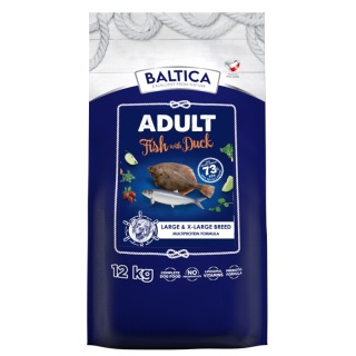 BALTICA EXCELLENT Adult Fish with Duck L/XL 12 kg – Bezzbożowa karma z rybą i kaczką dla psów ras dużych