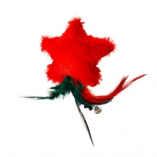 BUBA Święta ! – Gwiazdka z piórkami dla kota