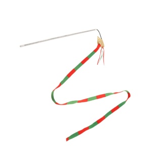 BUBA Święta! – Wędka ze wstążkami dla kota 40 cm