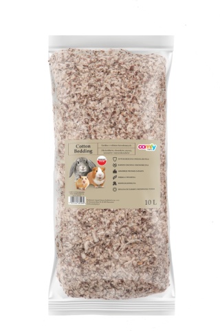 COMFY COTTON BEDDING – naturalne podłoże bawełniane dla gryzoni 10 L