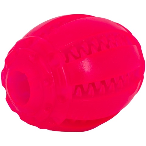 COMFY MINT DENTAL RUGBY – trwała piłka dentystyczna 8 × 6,5 cm (róż)