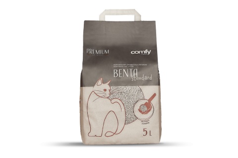 COMFY BENTA NEW STANDARD – naturalny żwirek bentonitowy 5 L