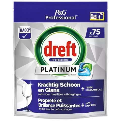 DREFT PLATINUM – 75 kapsułek do zmywarki ORIGINAL