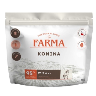 Farma Konina – hipoalergiczna karma tłoczona na zimno dla dorosłych psów 12kg