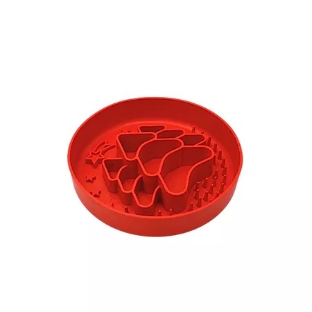 Slow Fiboowl – Świąteczna Miska Spowalniająca Jedzenie Czerwona
