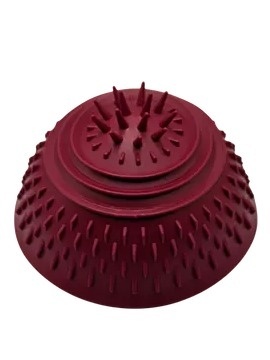 Fiboo - flip fiboowl - dwustronna miska z funkcją maty do lizania - BORDOWA