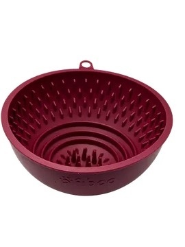 Fiboo - flip fiboowl - dwustronna miska z funkcją maty do lizania - BORDOWA