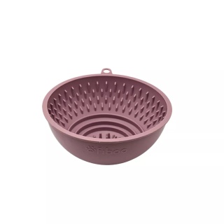 Fiboo - flip fiboowl - dwustronna miska z funkcją maty do lizania - Różowa