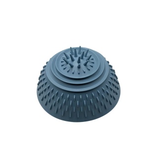 Fiboo - flip fiboowl - dwustronna miska z funkcją maty do lizania - Niebieska