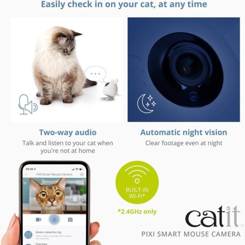 Kamera PIXI Smart w kształcie myszki