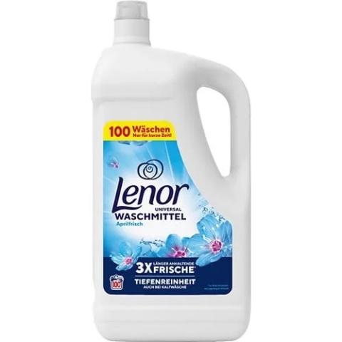 LENOR ŻEL DO PRANIA – APRILFRISCHUniwersal • 100 prań • 5L • Produkcja niemiecka