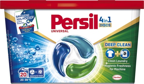Persil 4in1 Universal Discs – skuteczność, którą widać! 20 kapsułek 