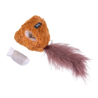 ZippyClaws Bushy Throw – Wiewiórka z kocimiętką dla kota
