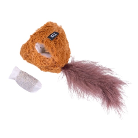 ZippyClaws Bushy Throw – Wiewiórka z kocimiętką dla kota