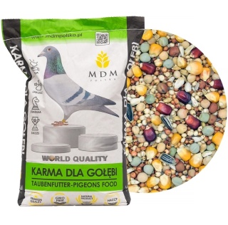 MDM Karma dla gołębi rozpłodowo-lotowa 25 kg – siła, energia i płodność w jednym worku