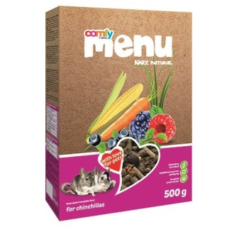 COMFY MENU – pełnoporcjowy granulat dla szynszyli 500 g