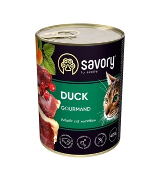 SV CAT CAN ADULT DUCK 400 g – pasztet z kaczki dla dorosłych kotów
