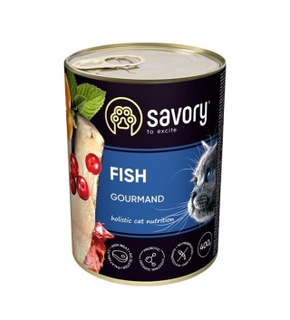 SV CAT CAN ADULT FISH 400 g – pasztet z białej ryby dla dorosłych kotów