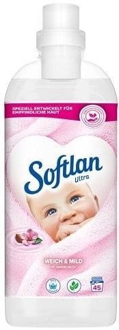 Softlan Weich & Mild 1 L – niemiecki płyn do płukania tkanin – ultra miękkość i delikatny zapach