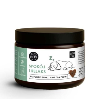 Przysmaki suplementacyjne dla psa – RELAKSUJĄCE 100 g wsparcie spokoju naturalna formuła  codzienny balans