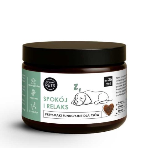 Przysmaki suplementacyjne dla psa – RELAKSUJĄCE 100 g wsparcie spokoju naturalna formuła  codzienny balans