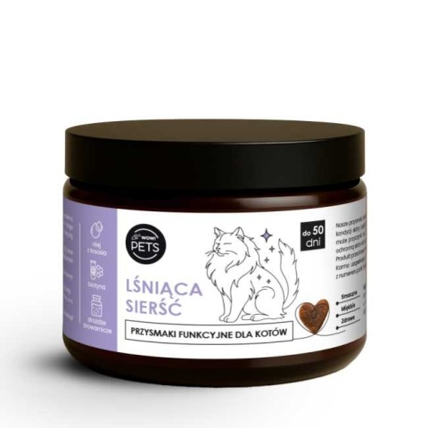 WOW PETS Przysmaki Suplementacyjne dla Kota – Sierść & Skóra 100 g