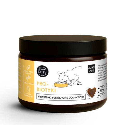 WOW PETS – Przysmaki suplementacyjne dla kota • PROBIOTYKI 100g