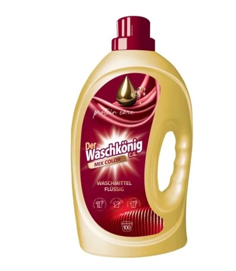 Waschkonig Mix Color 3L – Płyn do prania kolorów (100 prań)