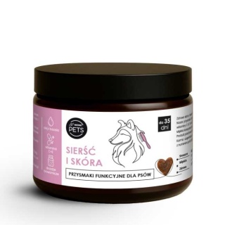 Wow Pets Przysmaki suplementacyjne dla psa – Sierść & Skóra 100g