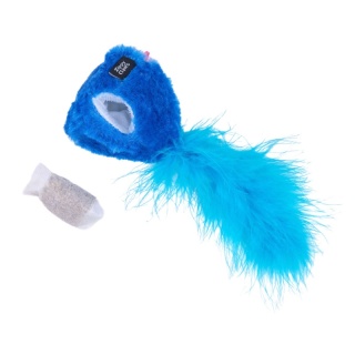 ZippyClaws Bushy Throw – Mysz z kocimiętką dla kota