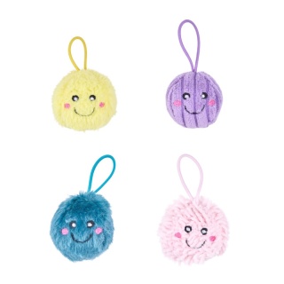 ZippyClaws Wesoły Pompon Żółty z kocimiętką dla kota