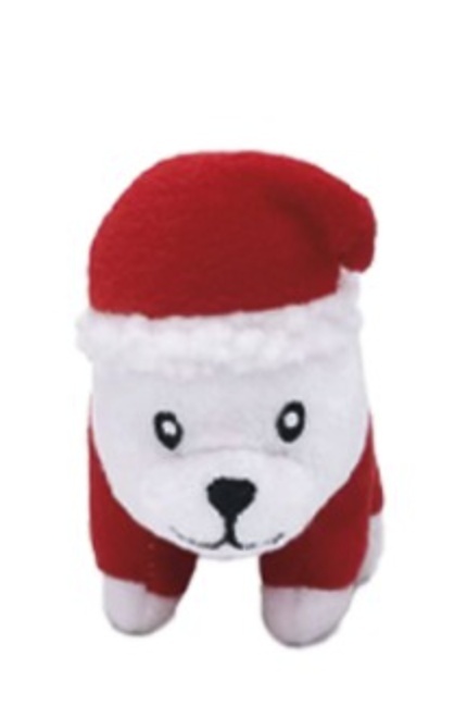 ZippyPaws – Pluszowy Miś Polarny Świąteczny zabawka dla psa