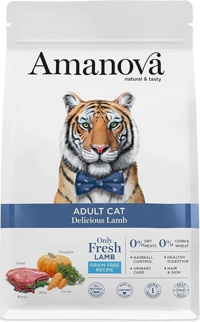 Amanova Cat Delicious Lamb - jagnięcina 1,5kg