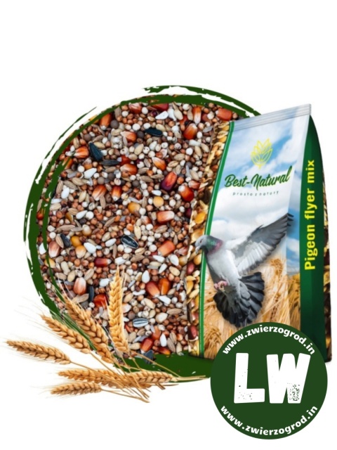 Best Natural Lotowa Wdowiec Mistrz LW 20kg – naturalna mieszanka dla gołębi pocztowych